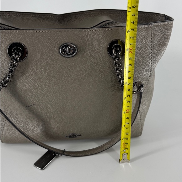 Coach Women’s Gray with a hint of Brown Leather Tote Bag
EUC - Picture 8 of 17